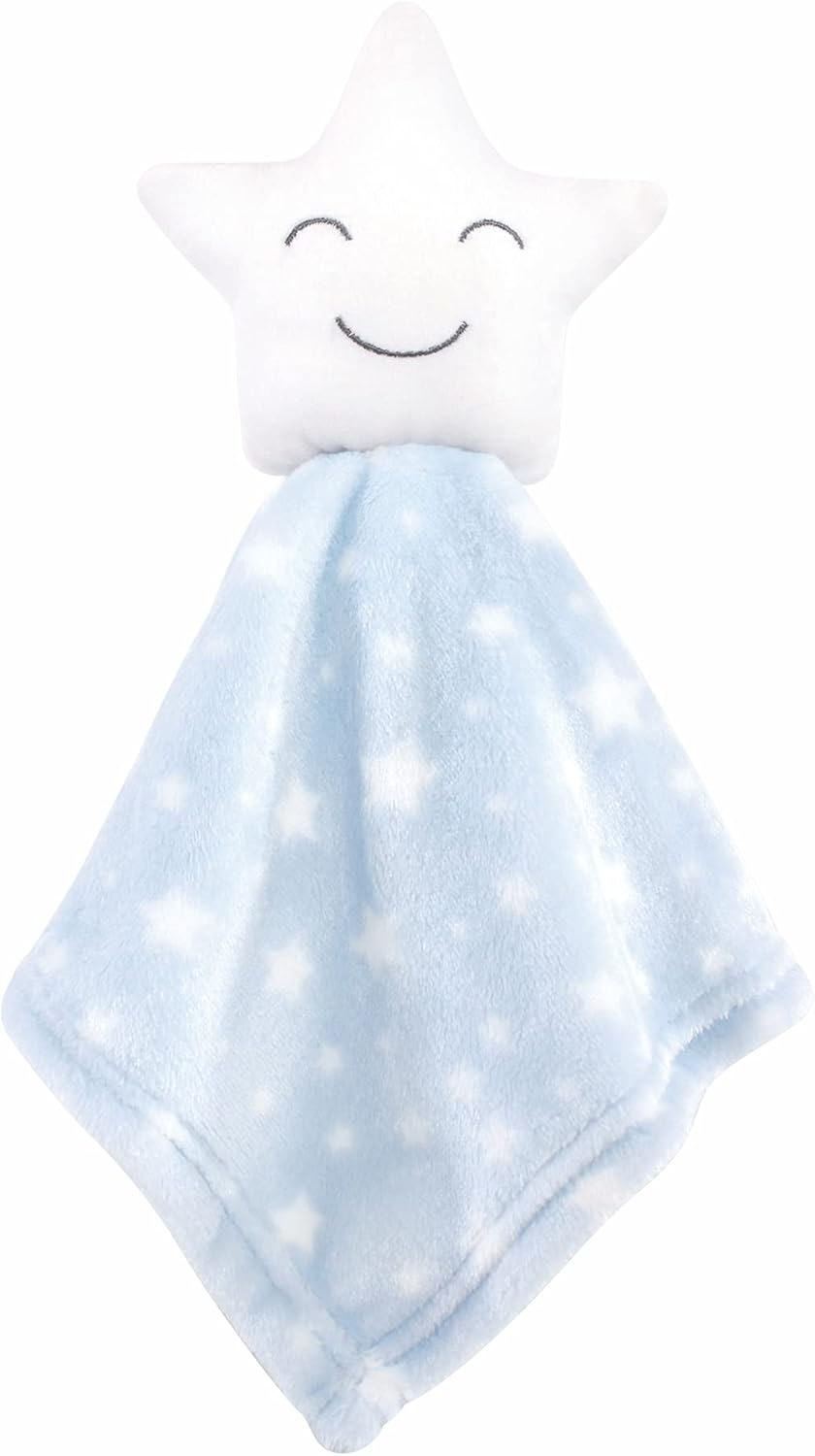 Hudson Baby Baby Girls Flannel Plush Sleep Play Blanket