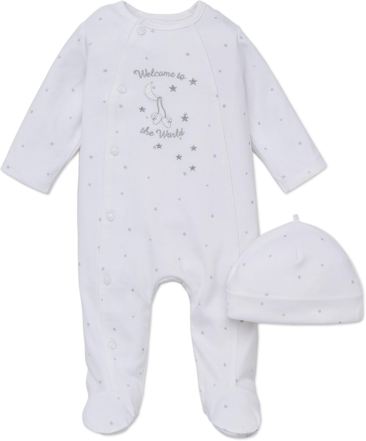 Little Me 2-Piece Baby Footies Sleepers