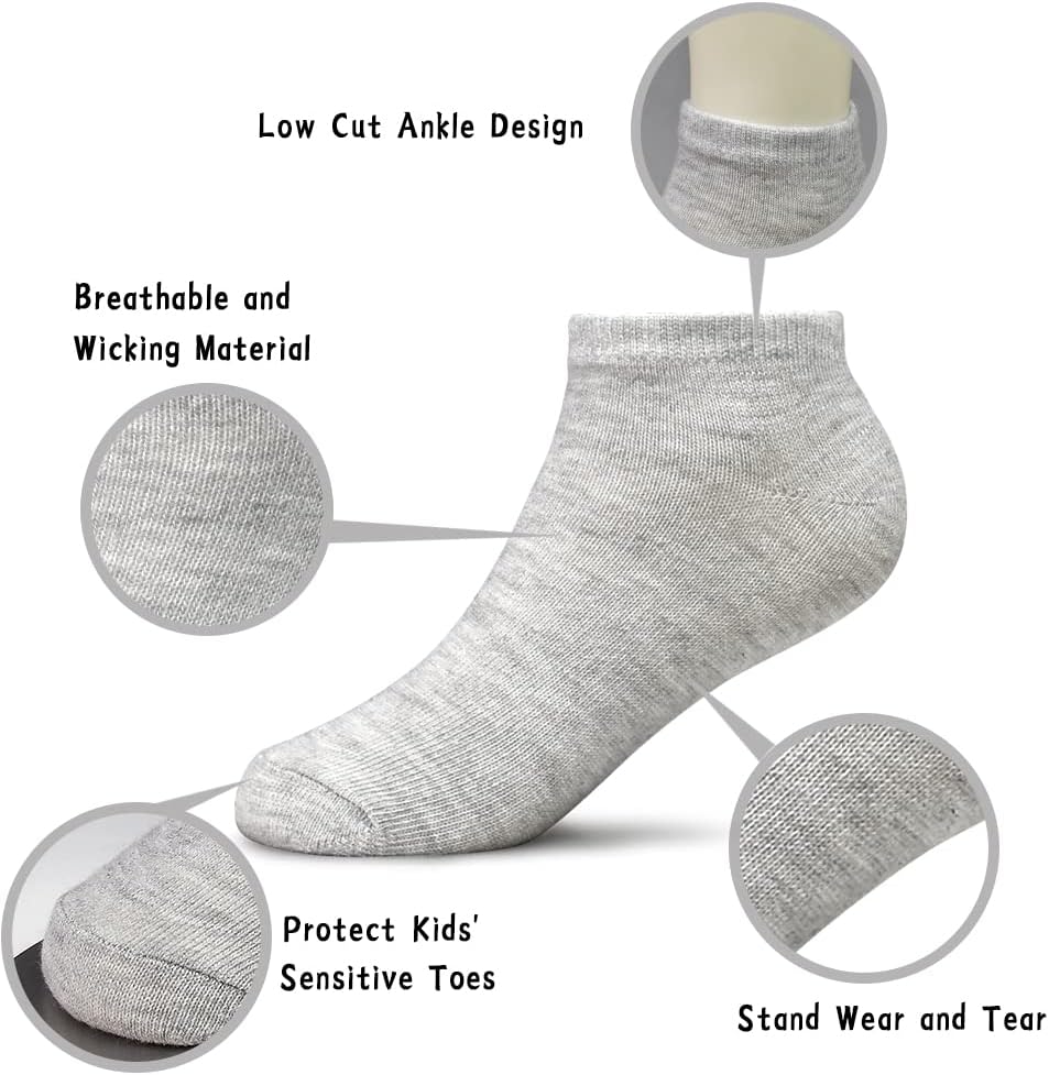 SPTRAMLE Kids Socks 25 Pairs Toddler Soft Breathable