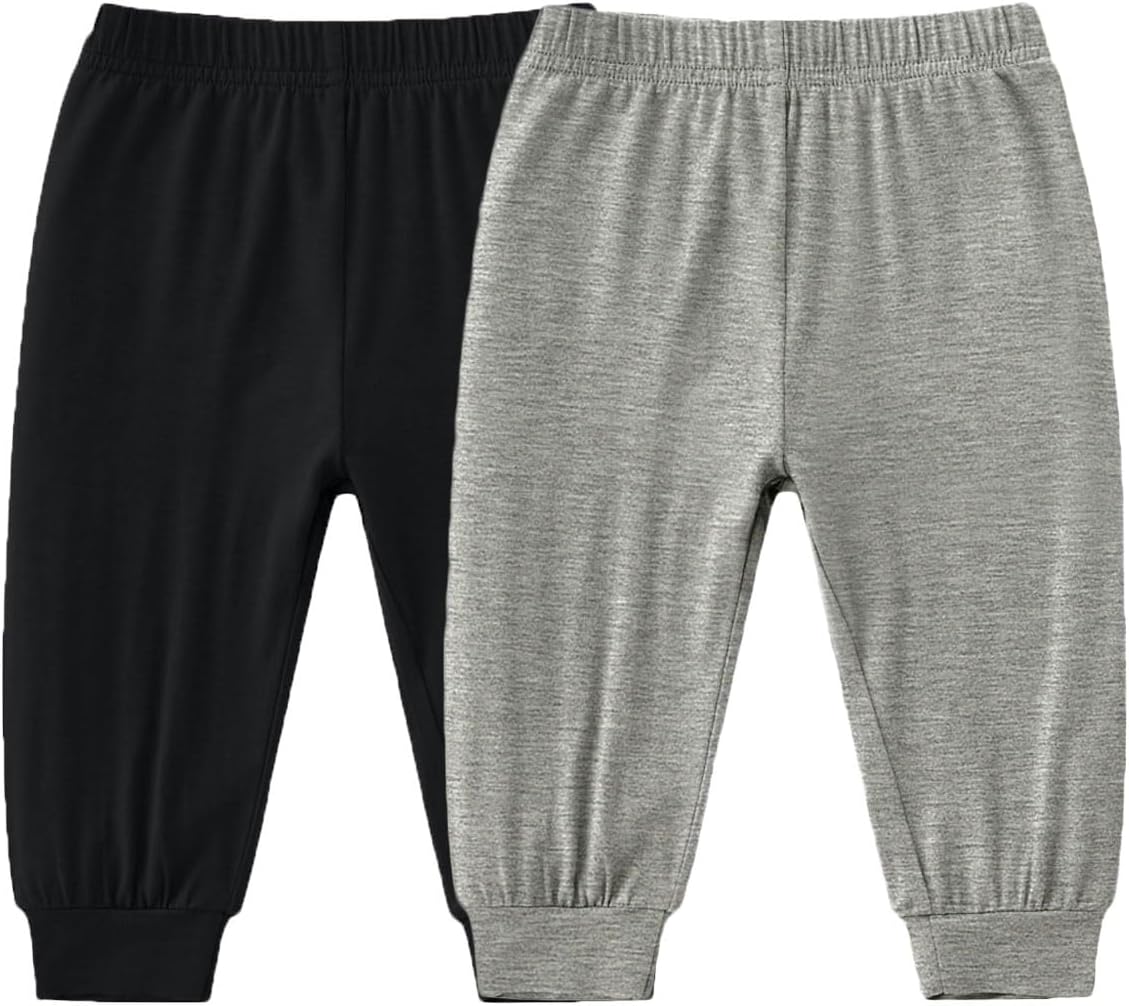 SUZEL Bamboo Viscose Jogger Pants for Baby Boys