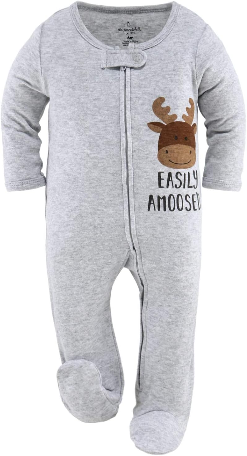 The Peanutshell Footed Baby Sleepers