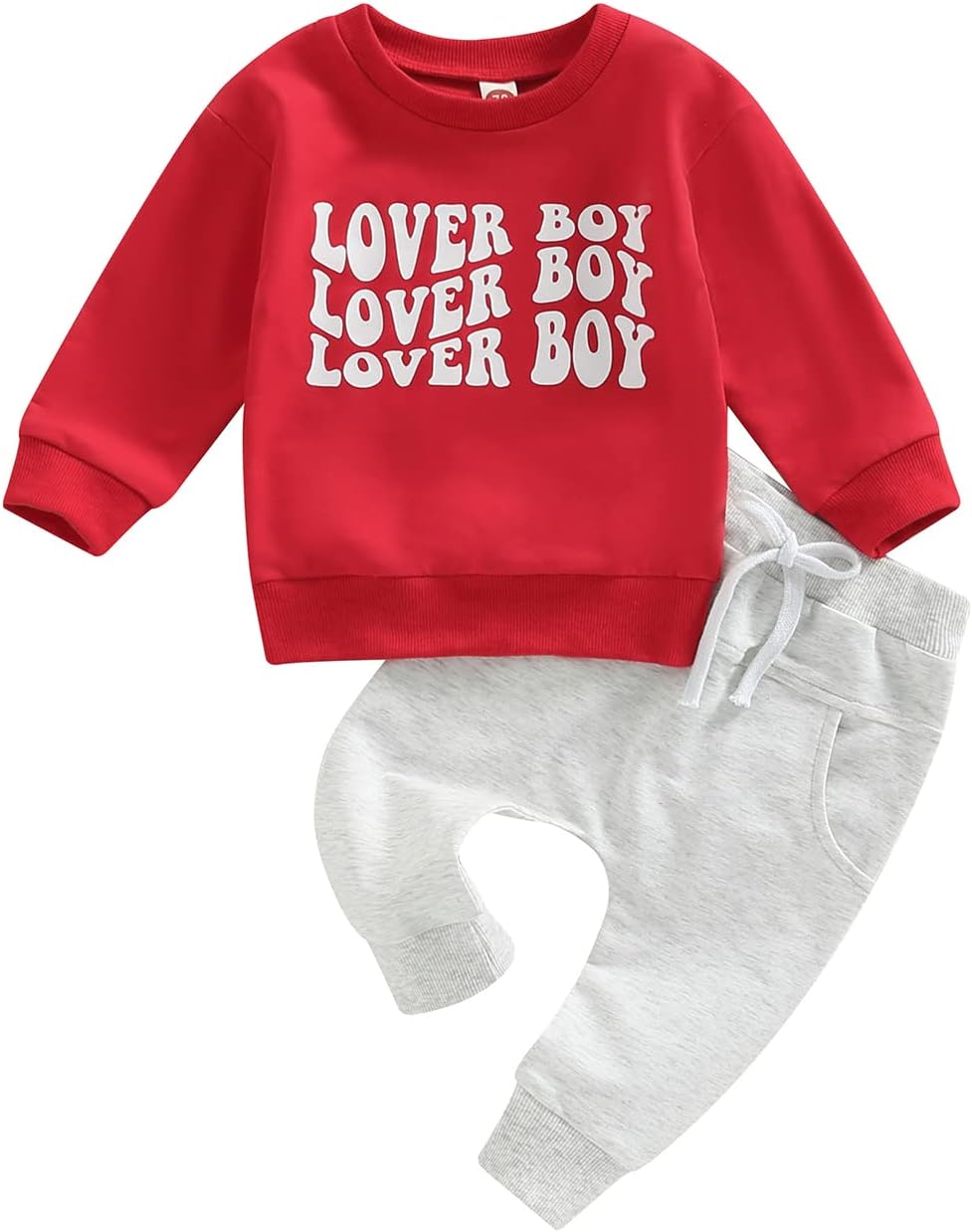 Valentines Day Toddler Boy Outfit Set