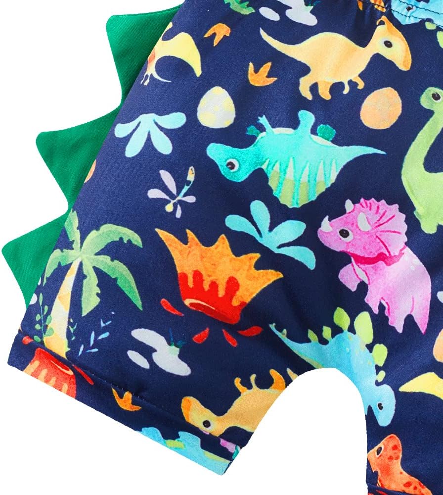 Dinosaur-Romper Toddler First Birthday