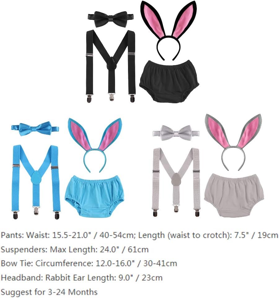 Adorable 4-Piece Baby Boy 1st Birthday Set