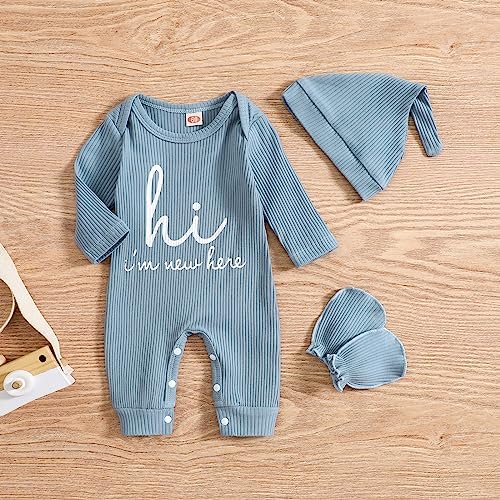 Newborn Baby Boys One-Piece Romper - Elements of the Season