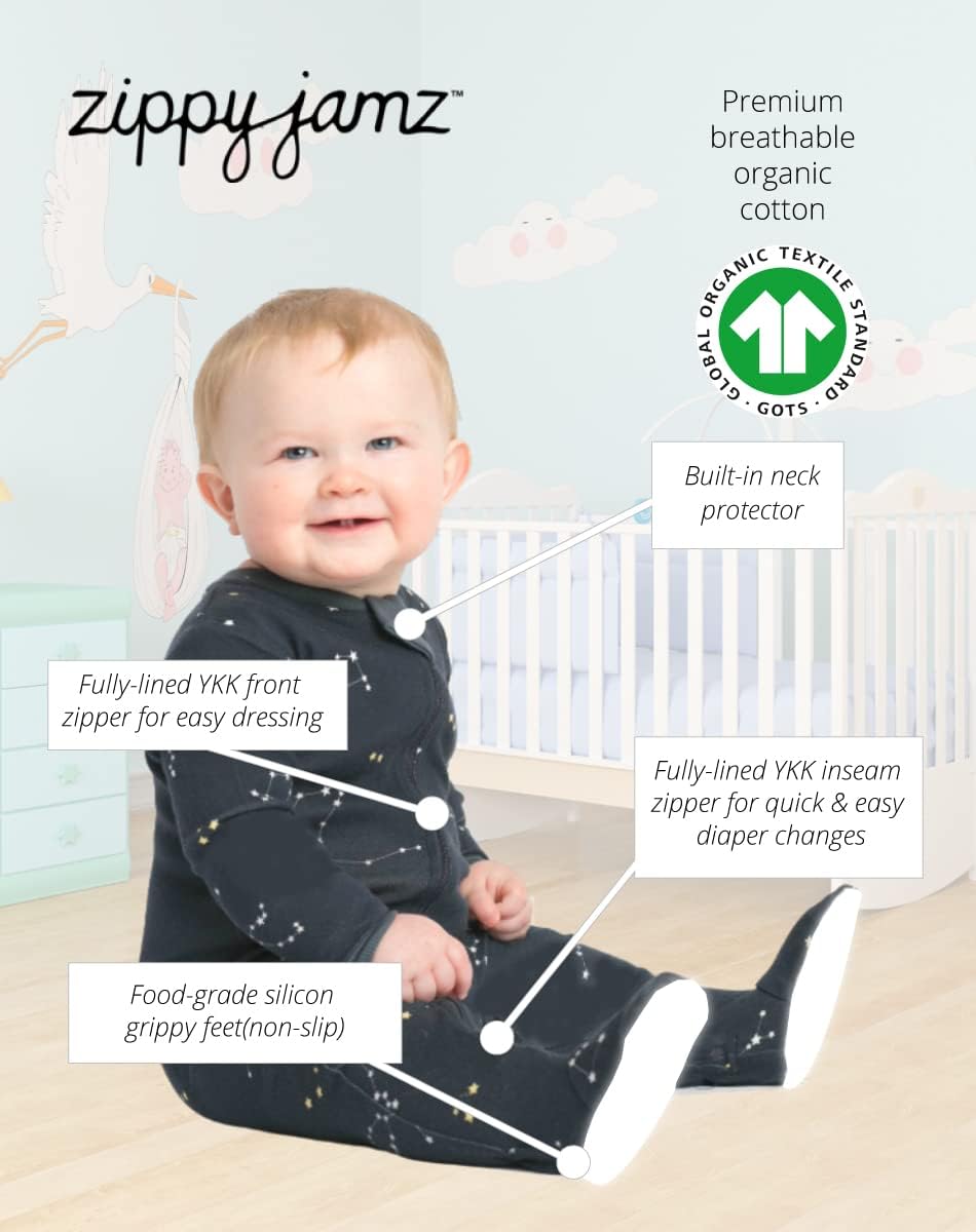 Zippy Jam - Zipper Organic Sleeper One Piece