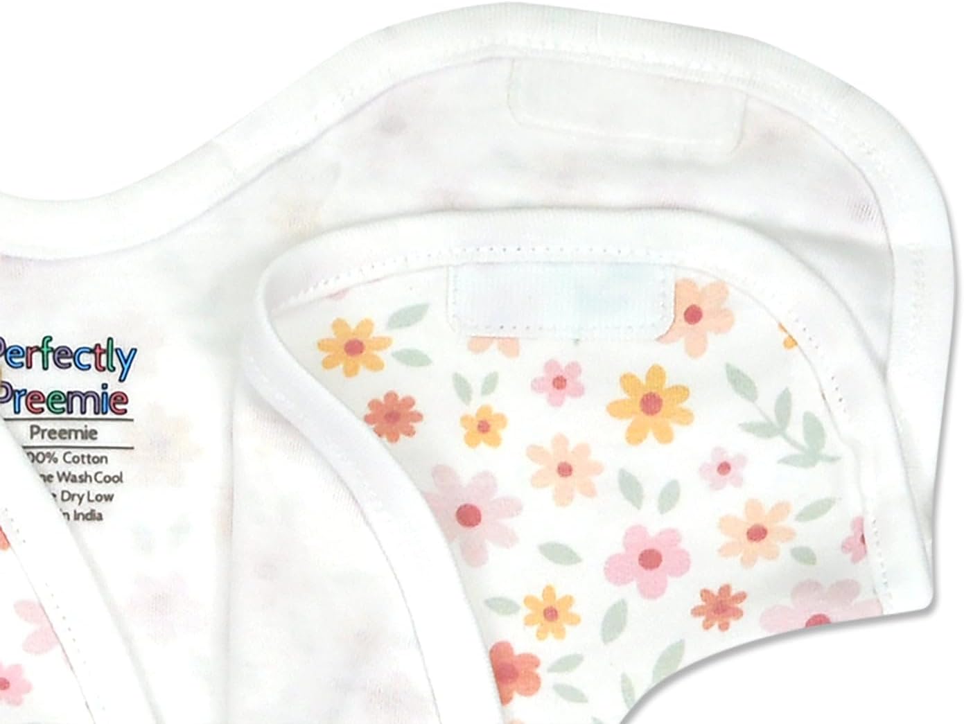 PerfectlyComfortable Open-Shoulder NICU Gown for Newborns