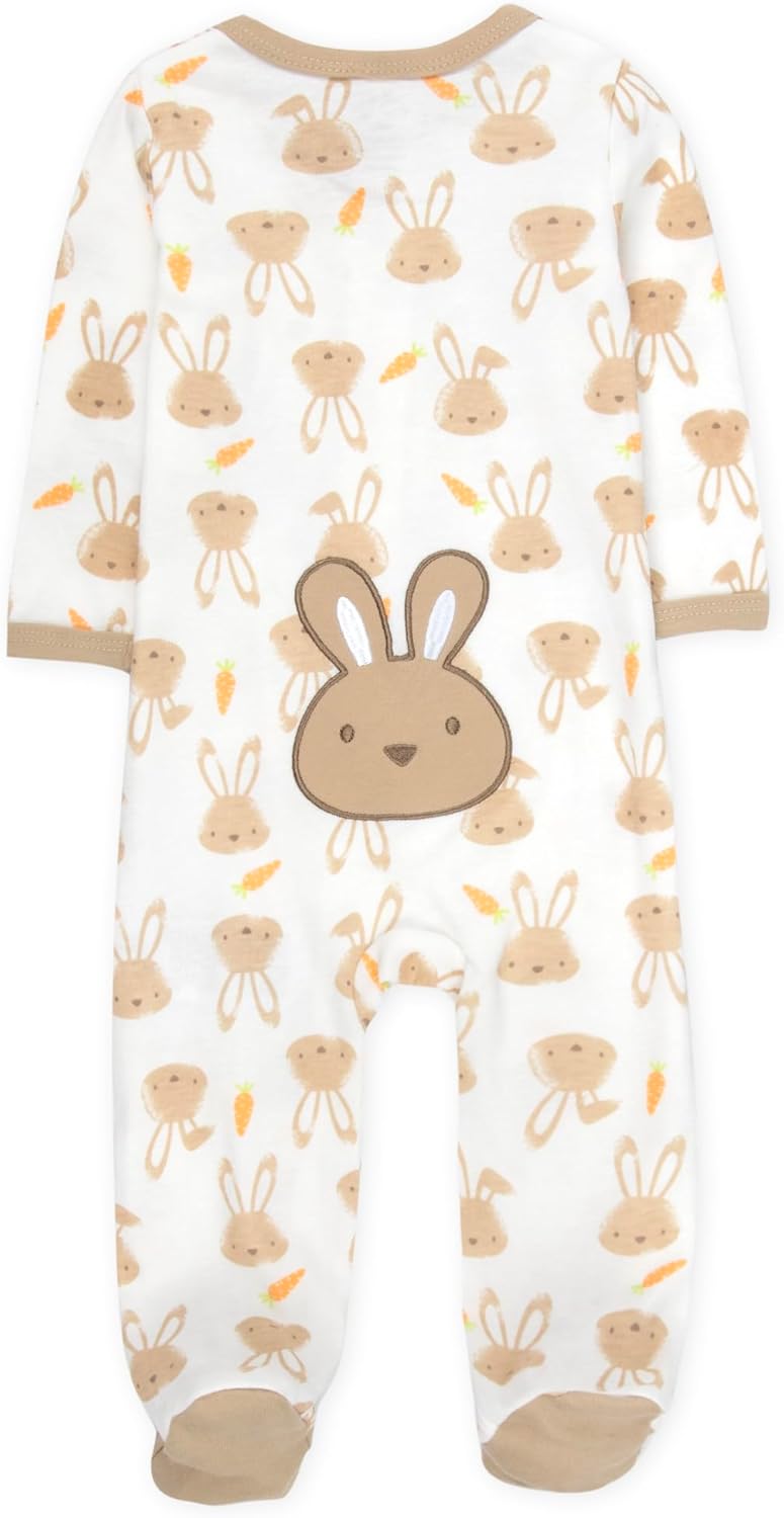 Bunny Rabbit Onesie Footie Lovey Blanket