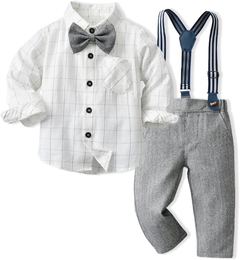 Toddler gentleman clothes sets for boys