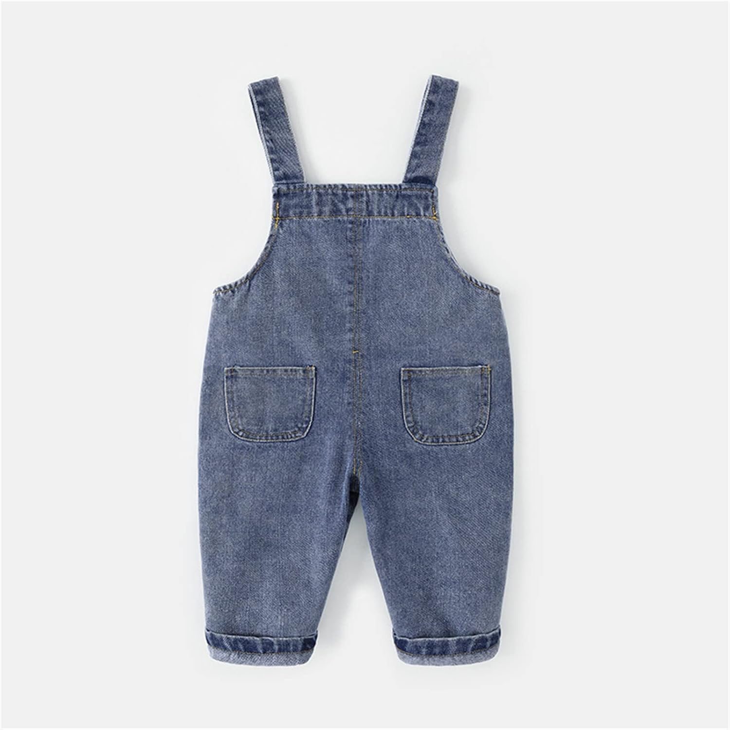 Toddler Denim Overalls for Boys and Girls with Pockets