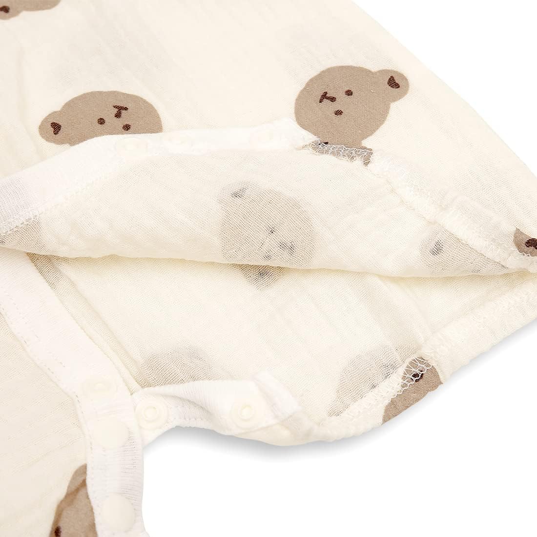 PAUBOLI Baby Muslin Robe 0-24 Months