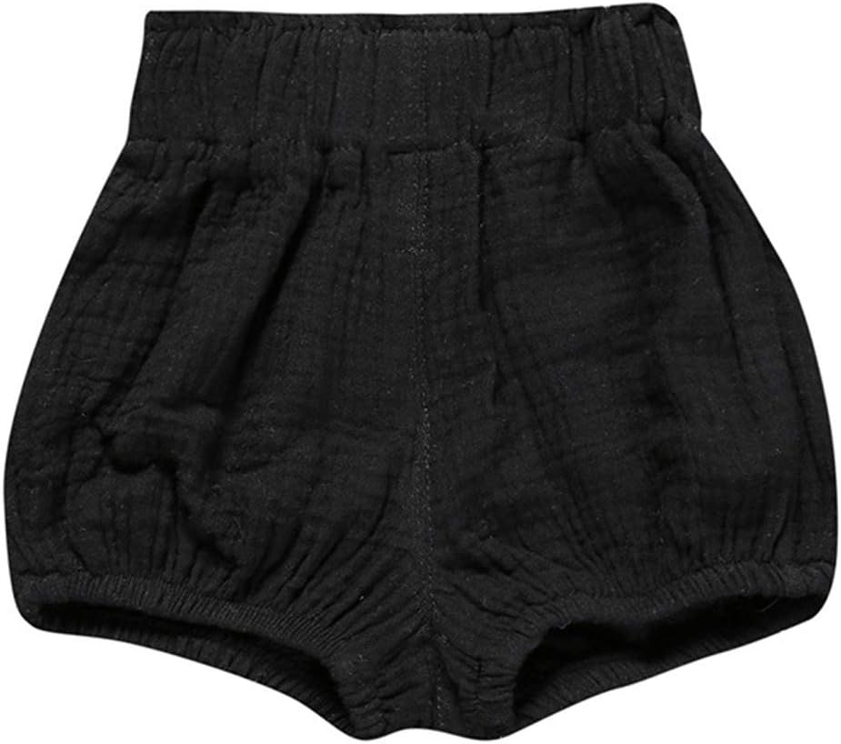 5-Piece Cute Baby Stripe Linen Blend Shorts