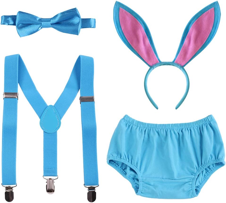 Adorable 4-Piece Baby Boy 1st Birthday Set