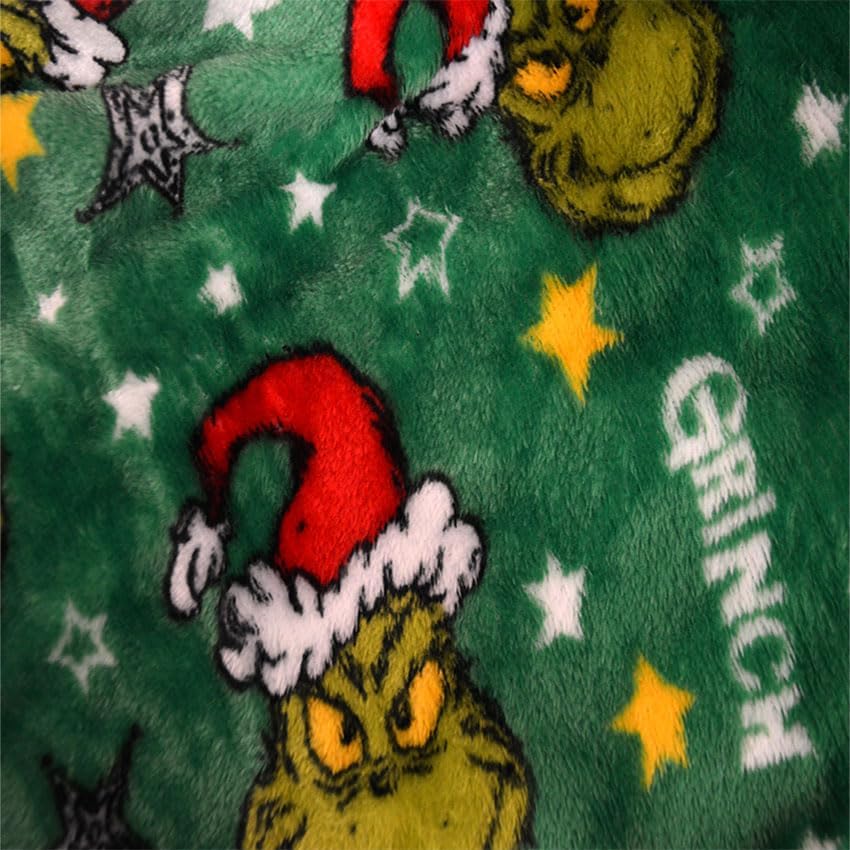 MJC Boys Dr Seuss Grinch Christmas Unisex Blanket Sleeper