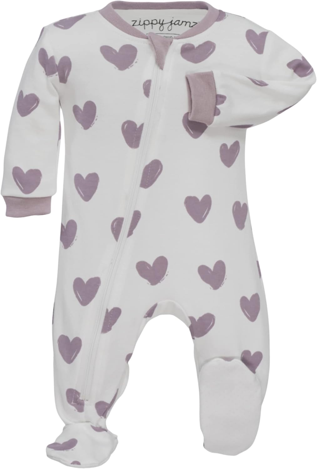 ZippyJamz Premium Organic Pajamas with Inseam Zipper for Sleepers