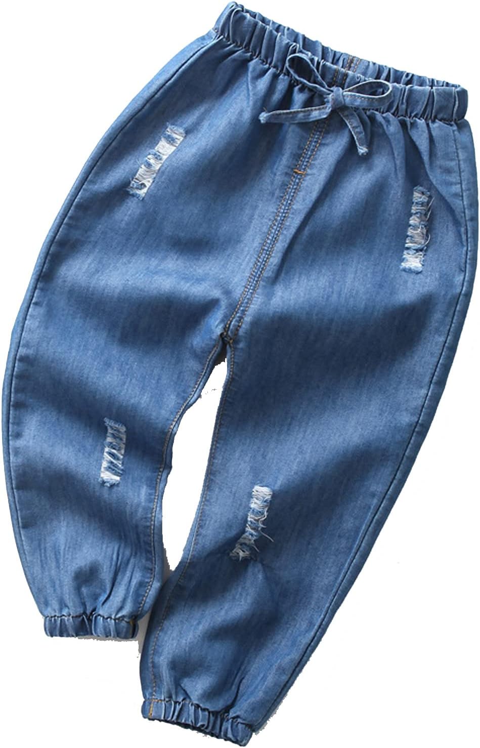 Soft Cotton Denim Trousers