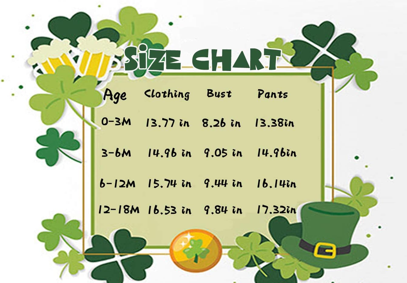 Cute Irish Clover St Patricks Day Baby Boy Outfit