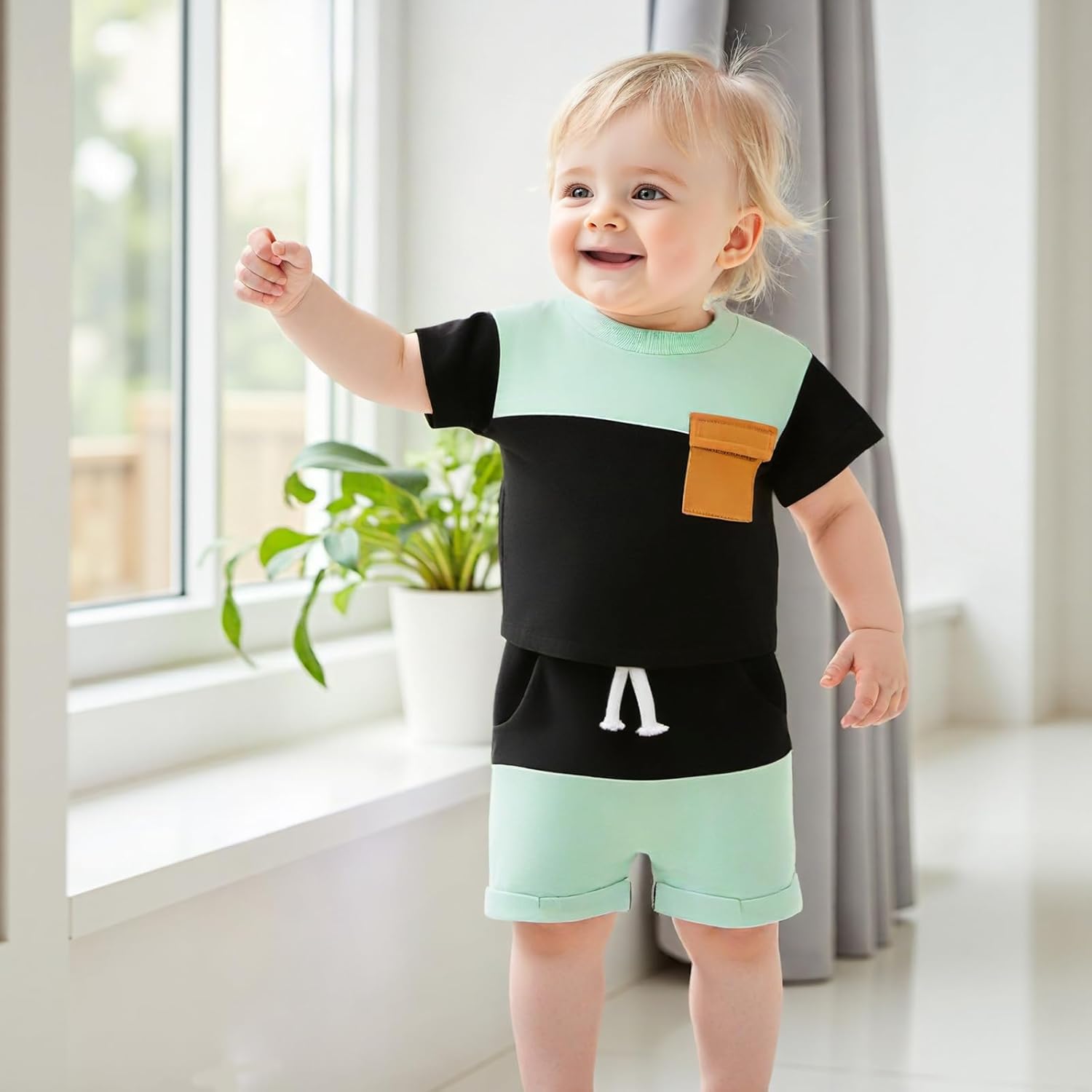 Toddler Boys Summer Outfit Set