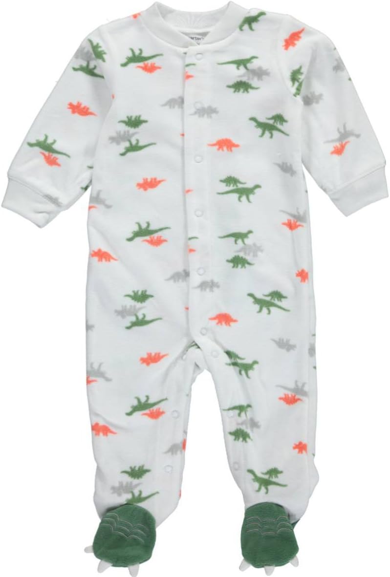 Carters Baby Boys Microfleece Snaps Footie
