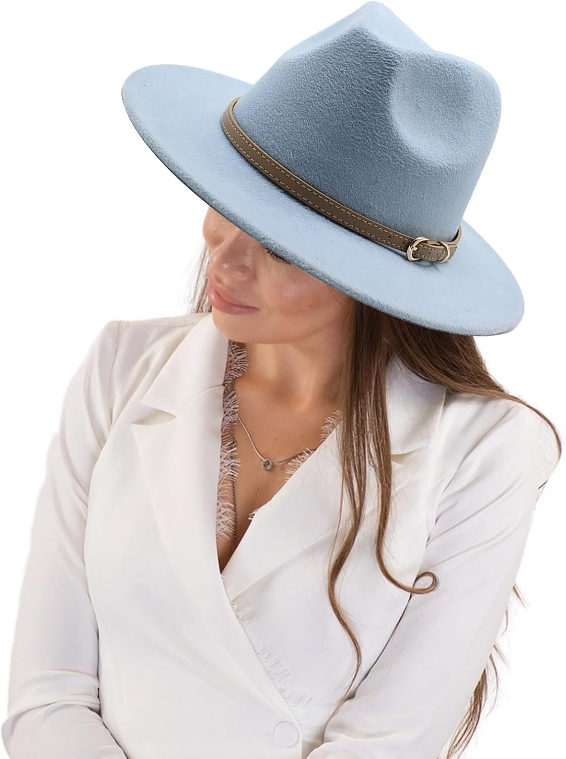Classic Wide Brim Fedora Hat for Kids