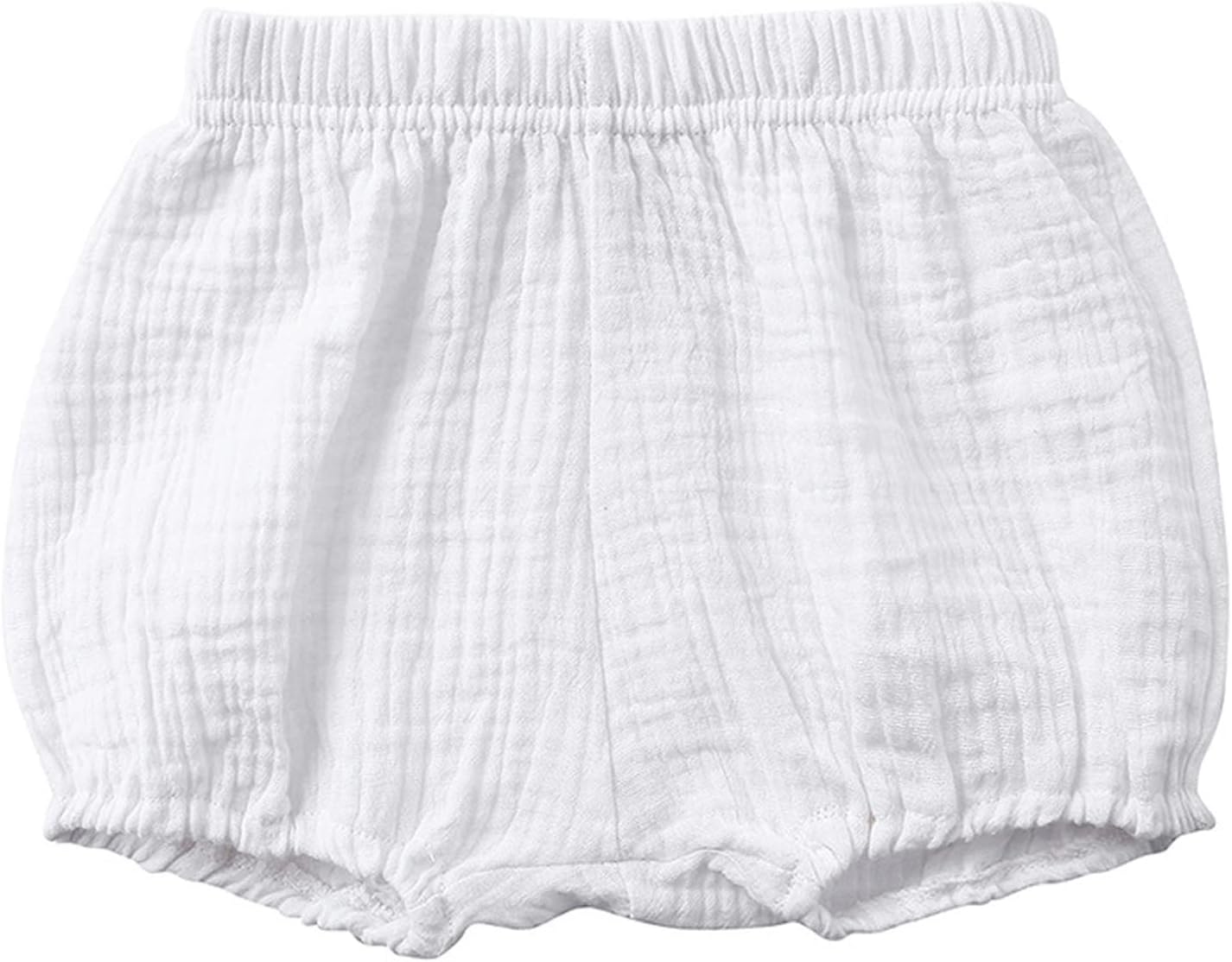 Soft Trendy 3-Pack Cotton Linen Shorts for Baby Girls Boys