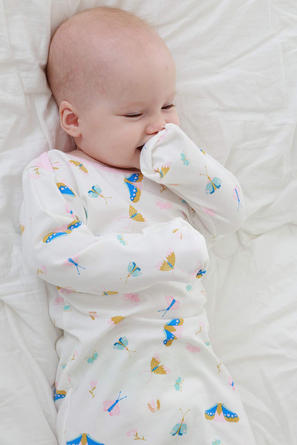 Miracle Baby Newborn Nightgown Set with Hat 3 Pack