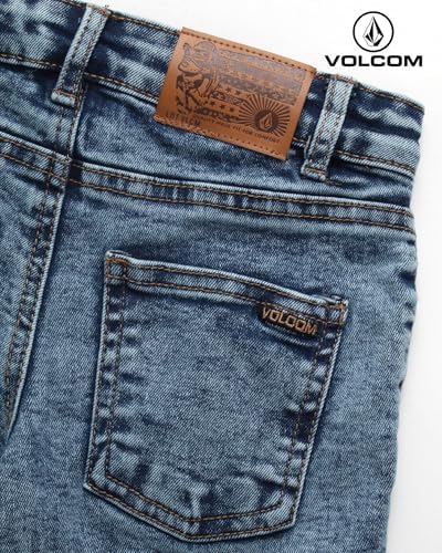 Volcom Toddler Boys brushing flannel shirt and slim fit jeans set