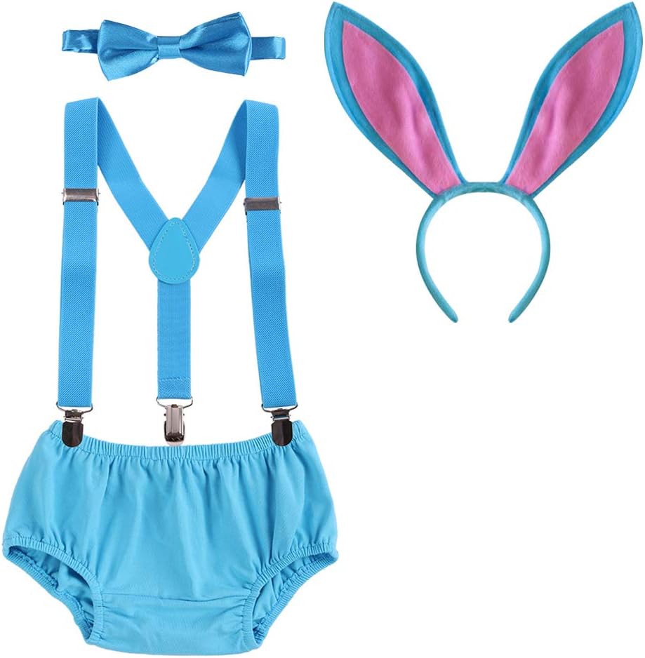 Adorable 4-Piece Baby Boy 1st Birthday Set