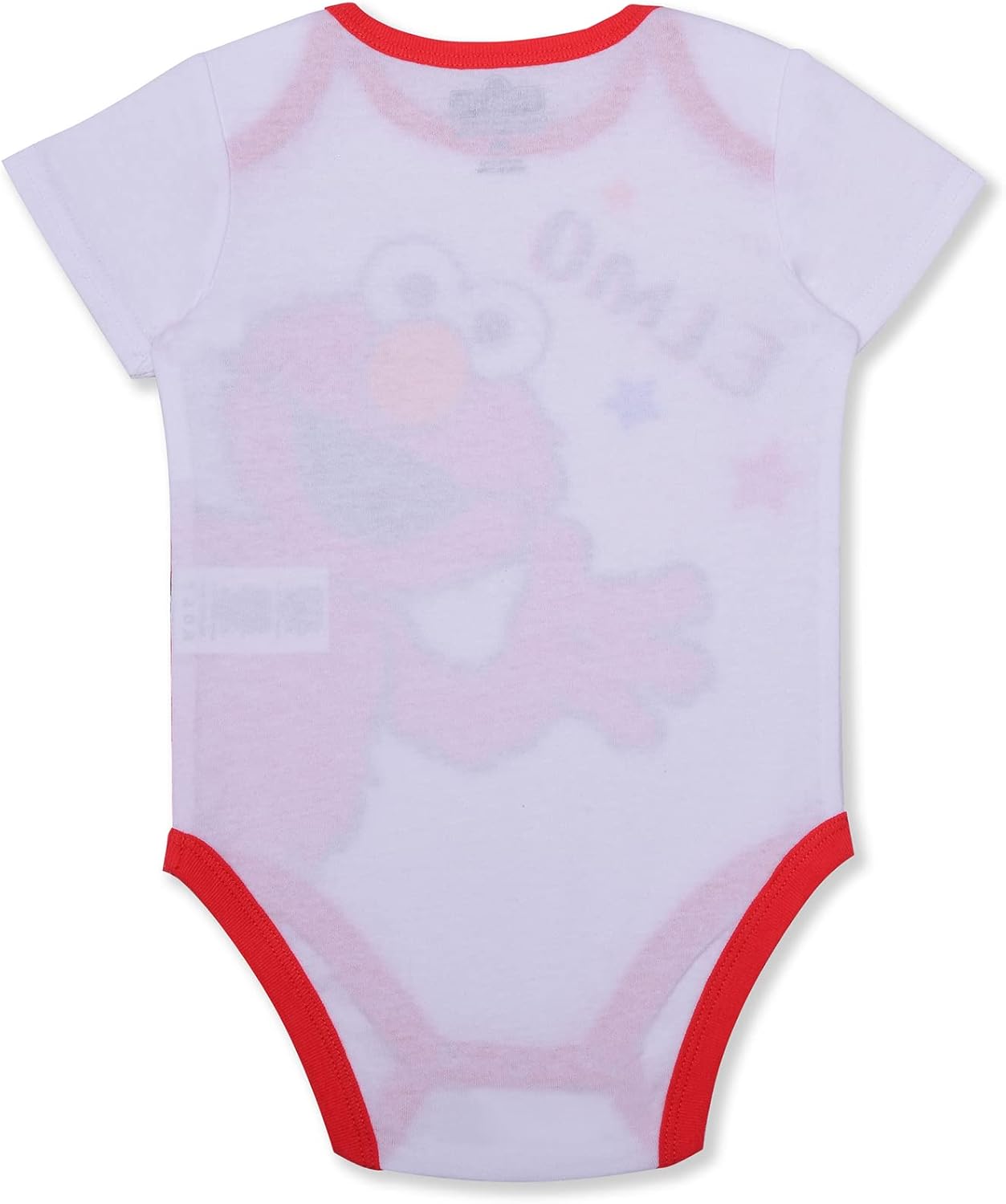 Sesame Street Boys Elmo BodySuit Jogger Set RedWhite for Newborn Infant