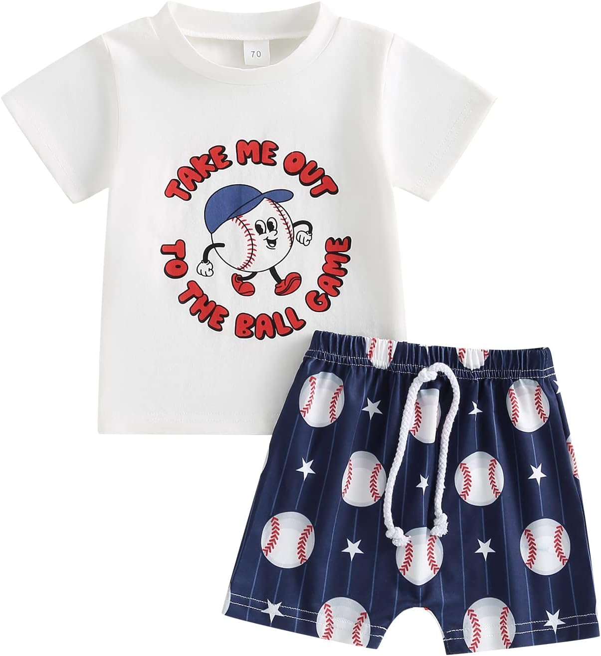 Rtnnsbbfcm Newborn Boy Summer Outfit 2Pcs
