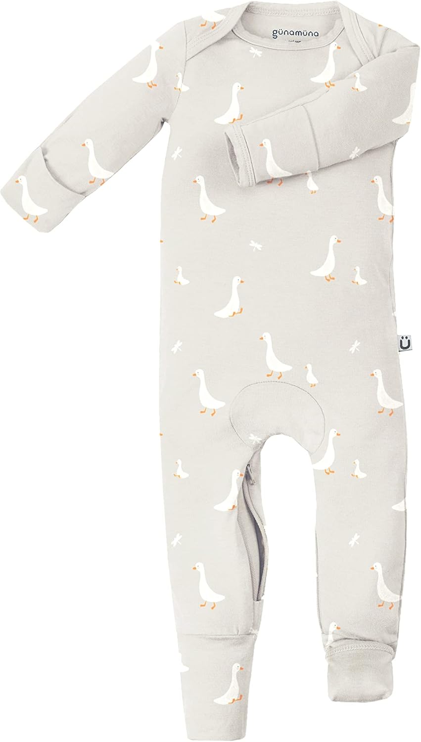 GUNAMUNA Ultra-Soft Convertible Pajamas for Kids