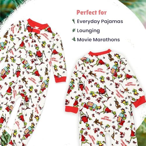Dr Seusss Grinchy Christmas Pajamas for Babies