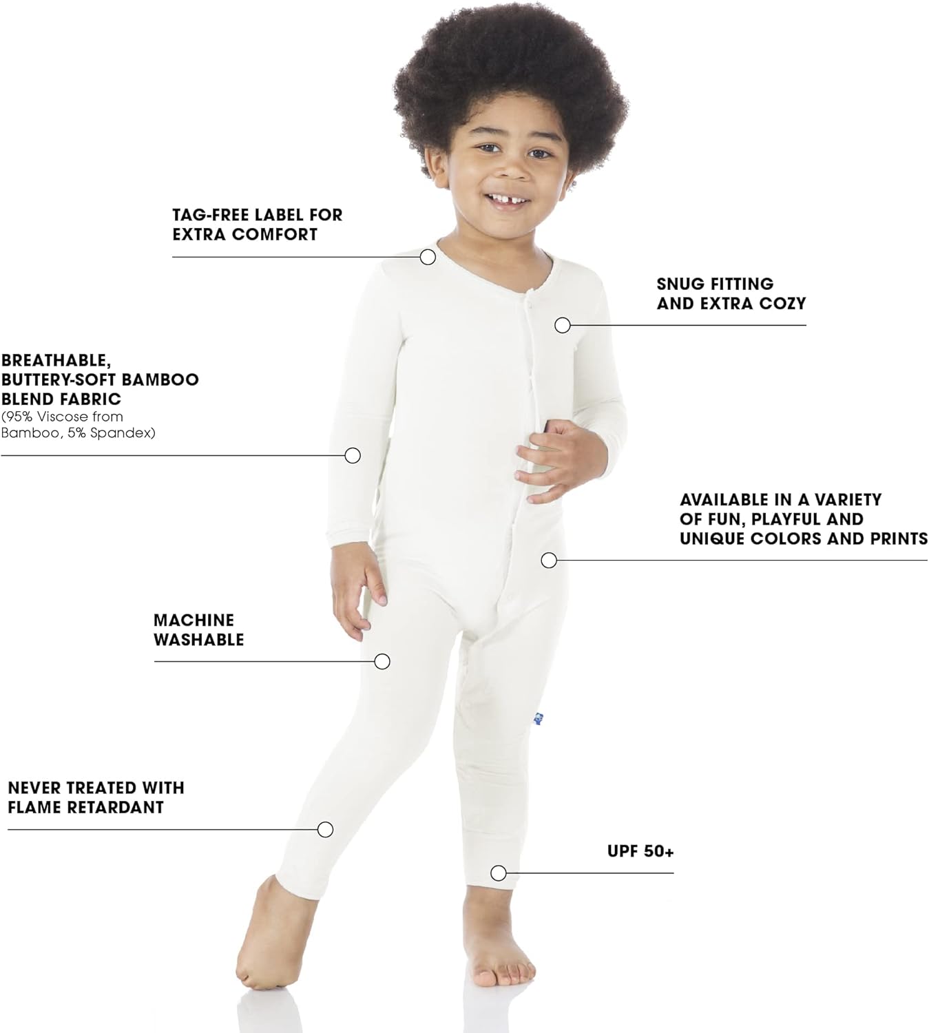 KicKee Print Coveralls with Zipper