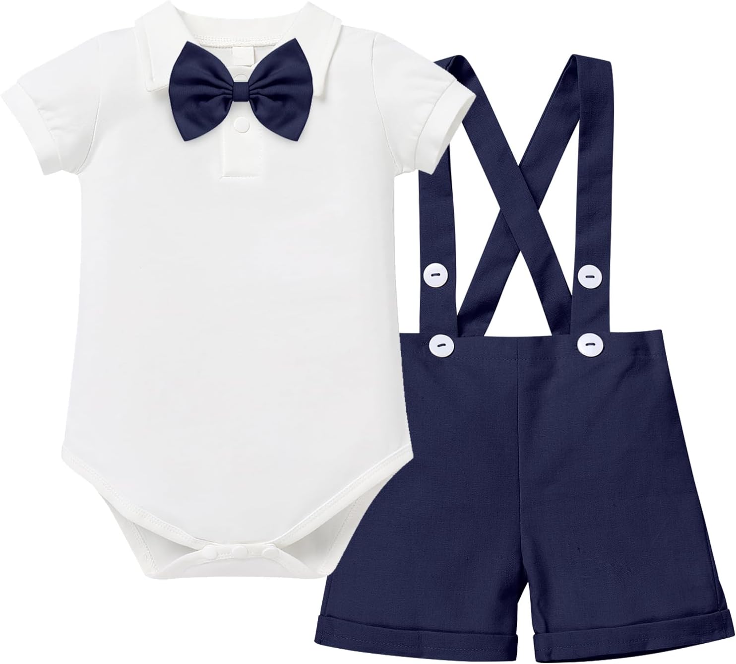 Baby Boys 1st Birthday Formal Onesie