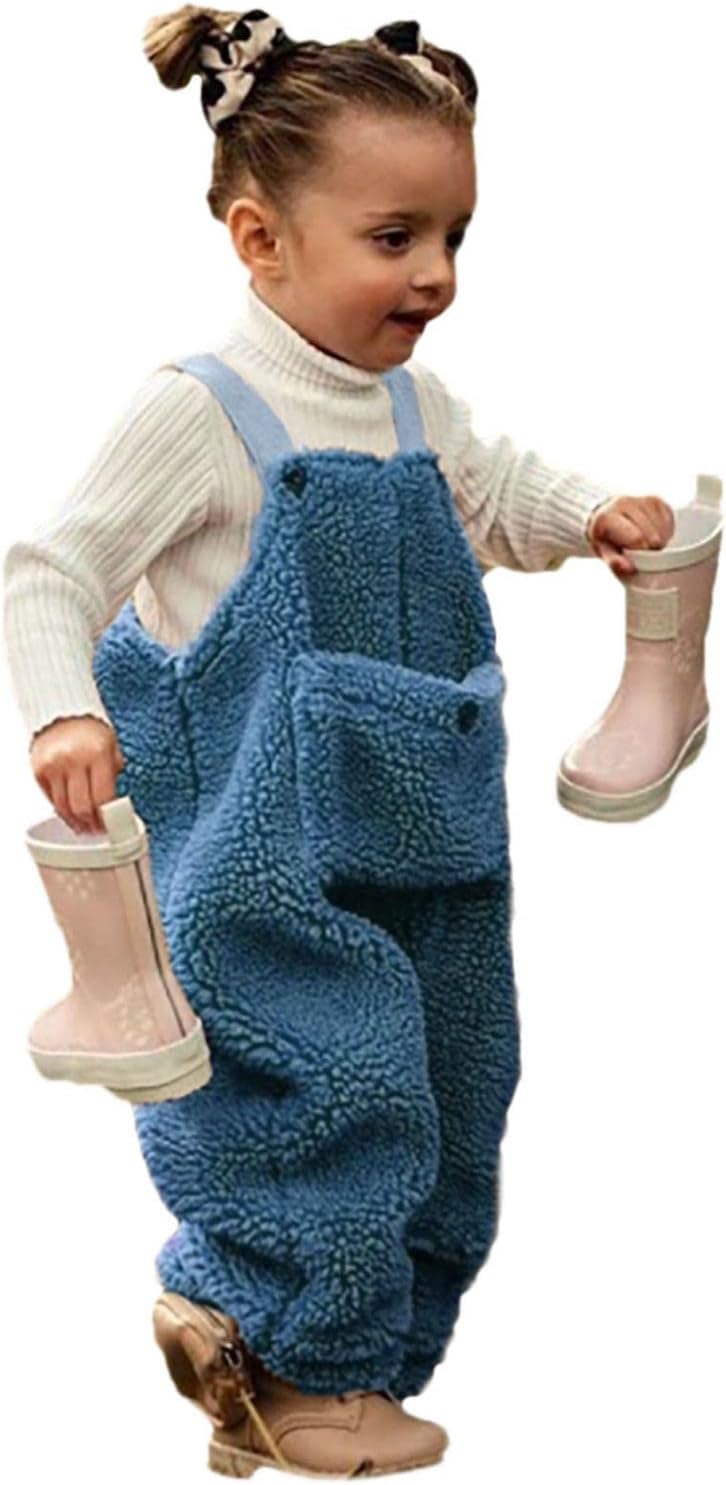 Comfortable Solid Winter Romper for Toddler Boys and Girls