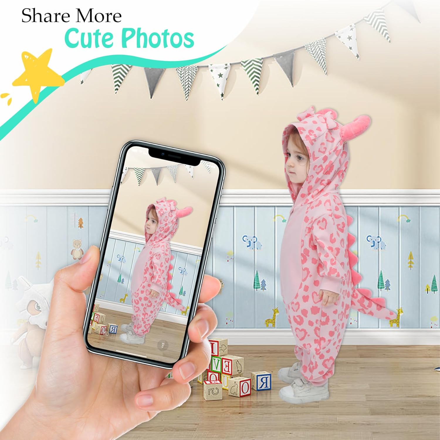 Toddlers Kids Animal Romper