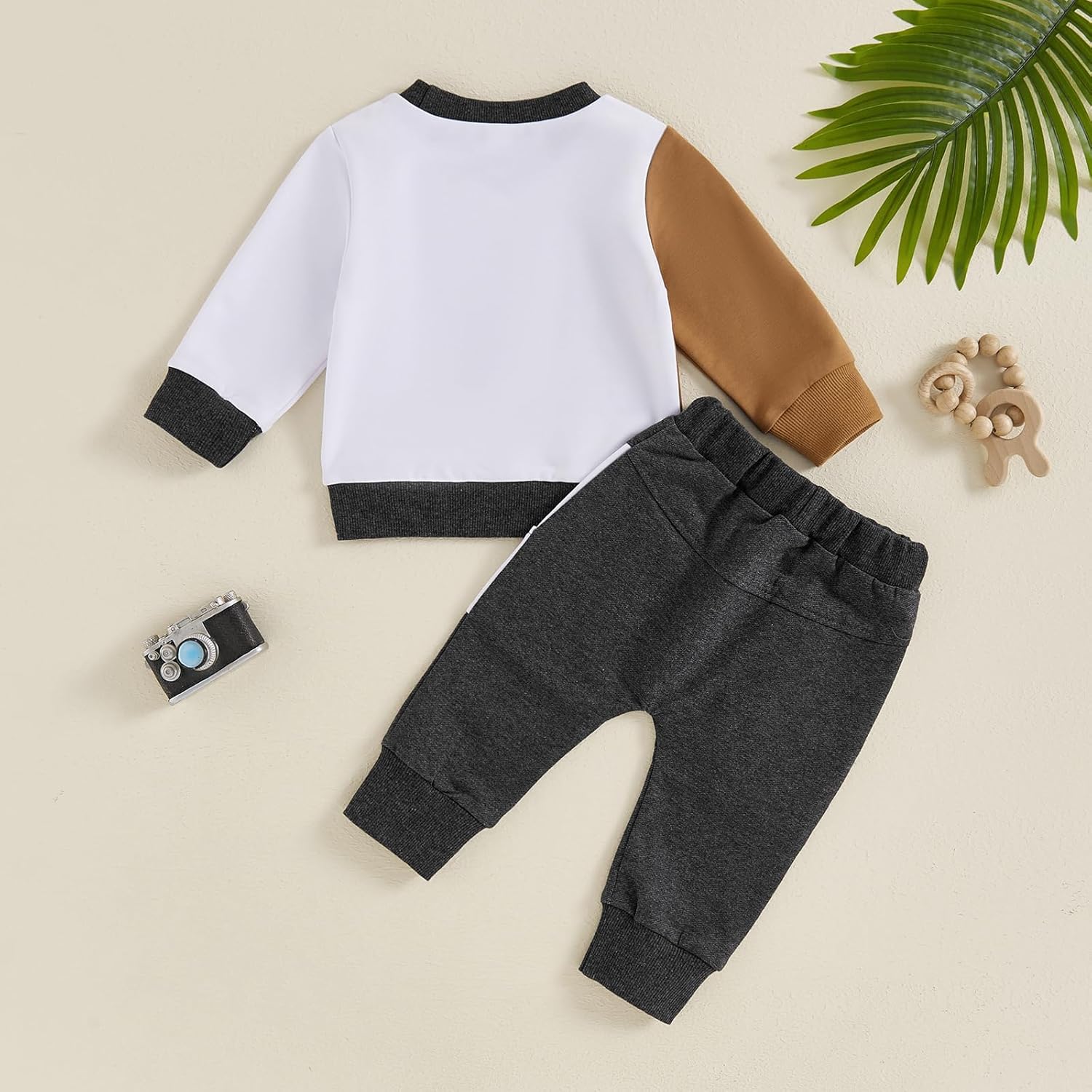Toddler Boys Fall Essentials - Soft Cotton Sweatsuit Set