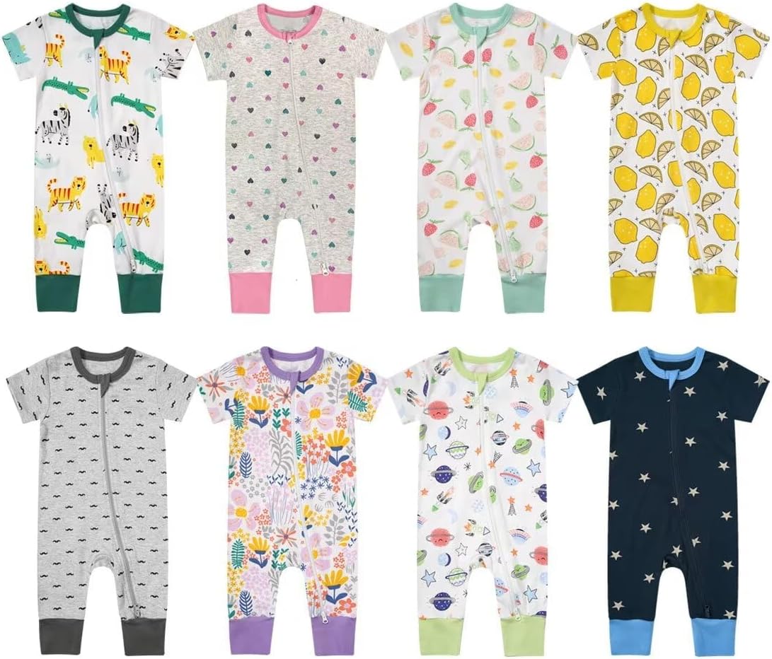 Soft Unisex Footless Pajamas for Babies