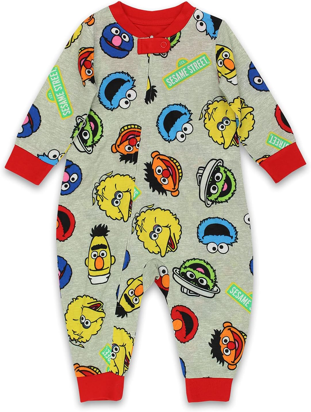 Sesame Street Elmo Cookie Monster Infants Pajamas