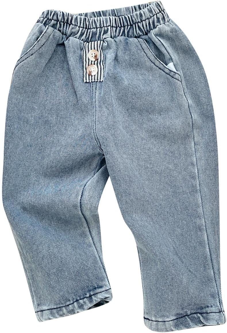 Wide Leg Cotton Trousers for Toddlers