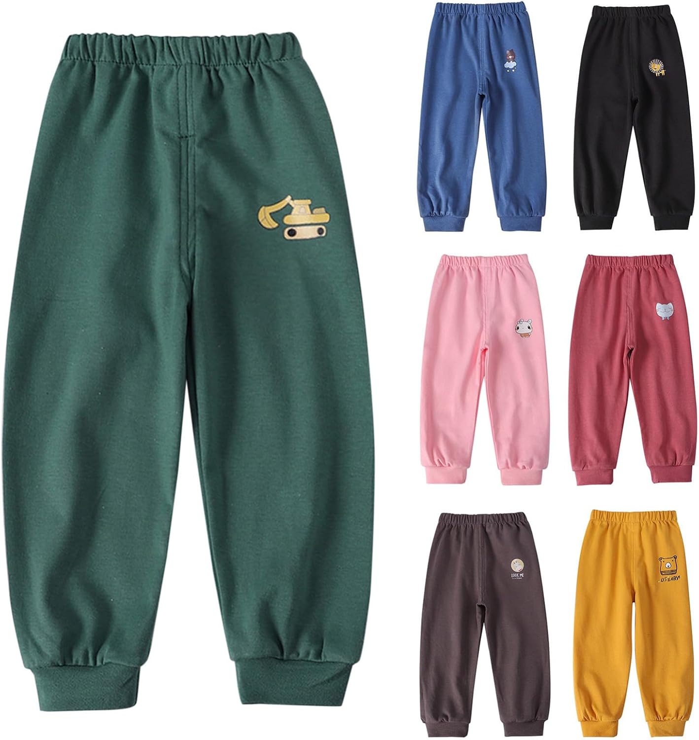 Solid Baby Sweatpants for Newborn Boys Girls
