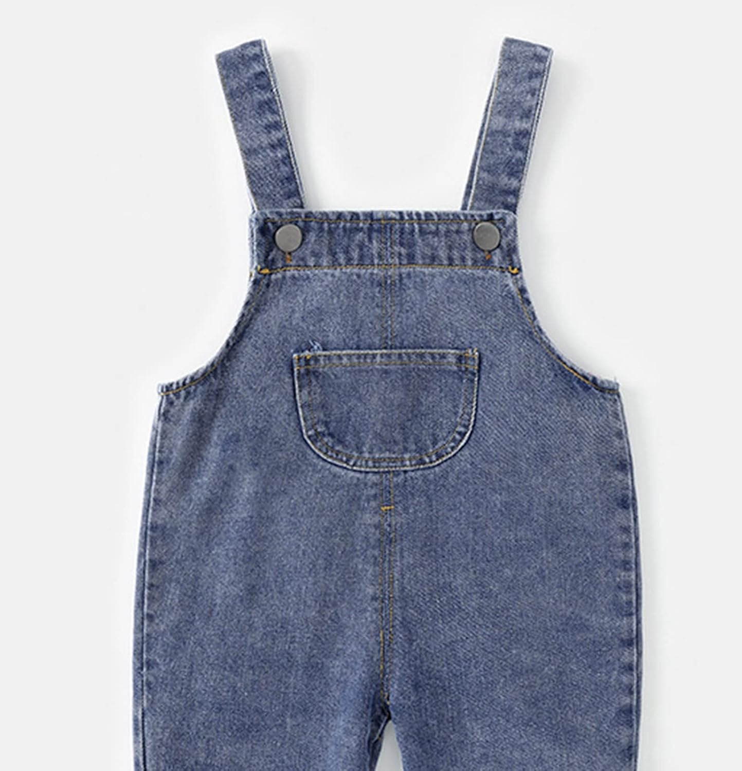 Toddler Denim Overalls for Boys and Girls with Pockets