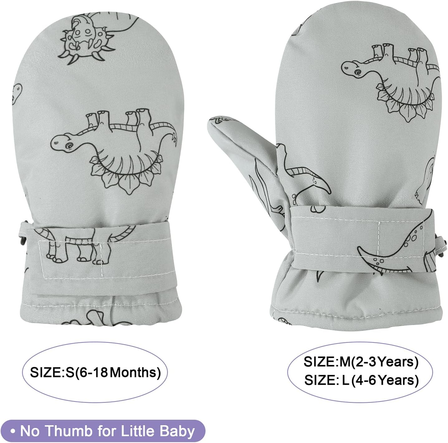 American Trends Toddler Winter mittens