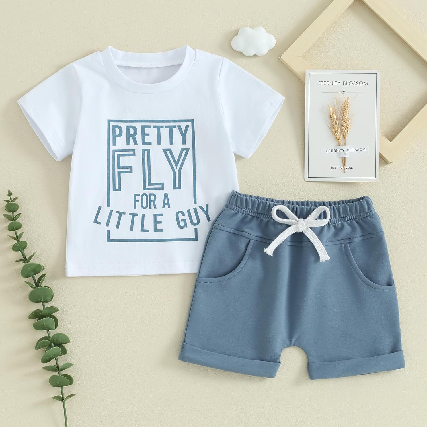 Meiweileya Baby T-Shirt Set for Boys