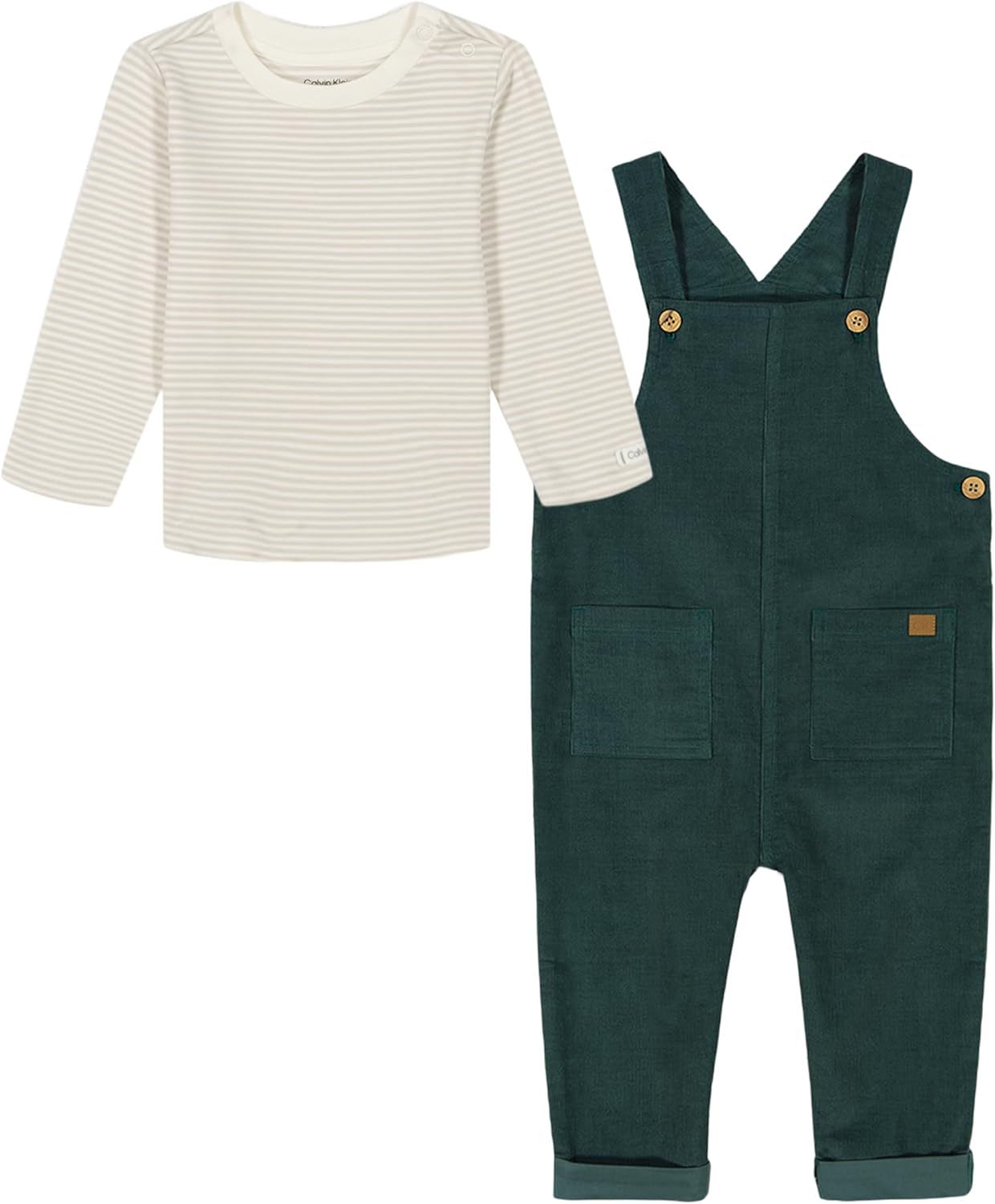 Stylish Baby Boys 2-Piece Overall Set
