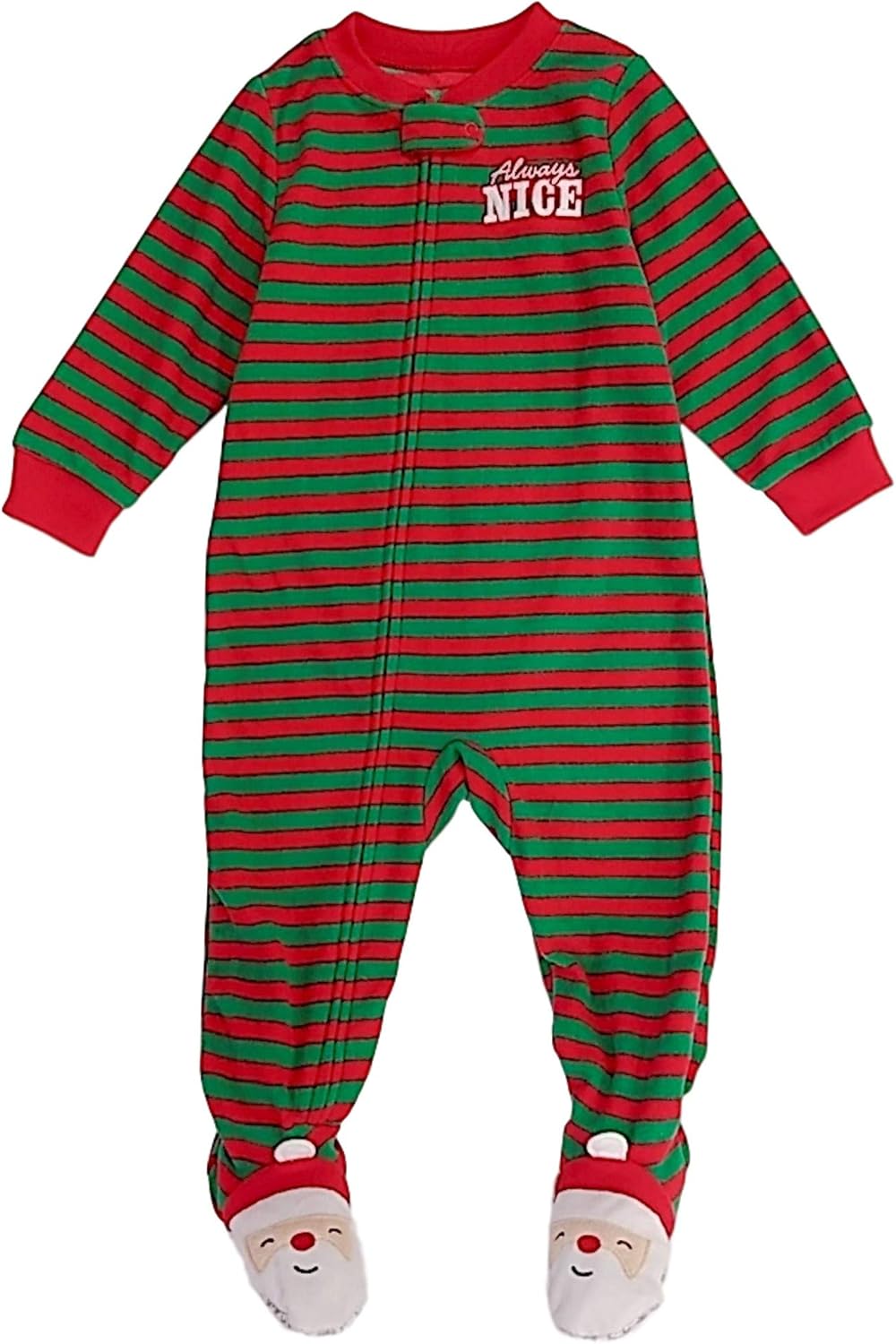 Carters Infant Toddler Boys Always Nice Christmas 24M Green