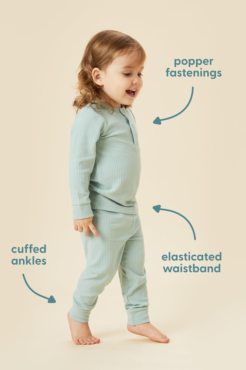 MORI Baby Unisex Pajama Set for Boys and Girls
