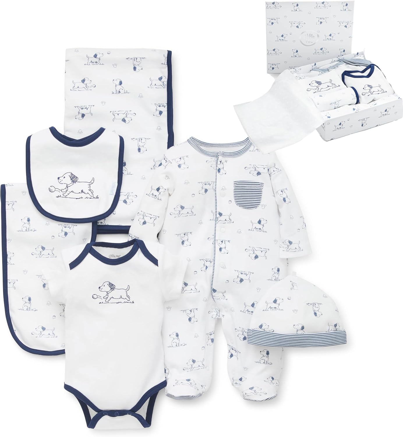 Little Me Baby Layettes - Complete Swaddle Set for Newborns