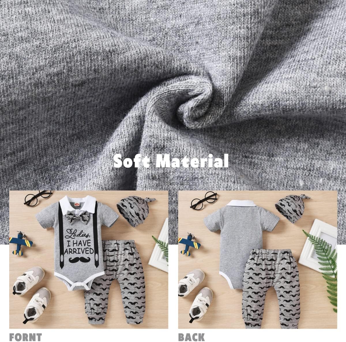 Aalizzwell Baby Boys Summer Set Lightweight and Stylish