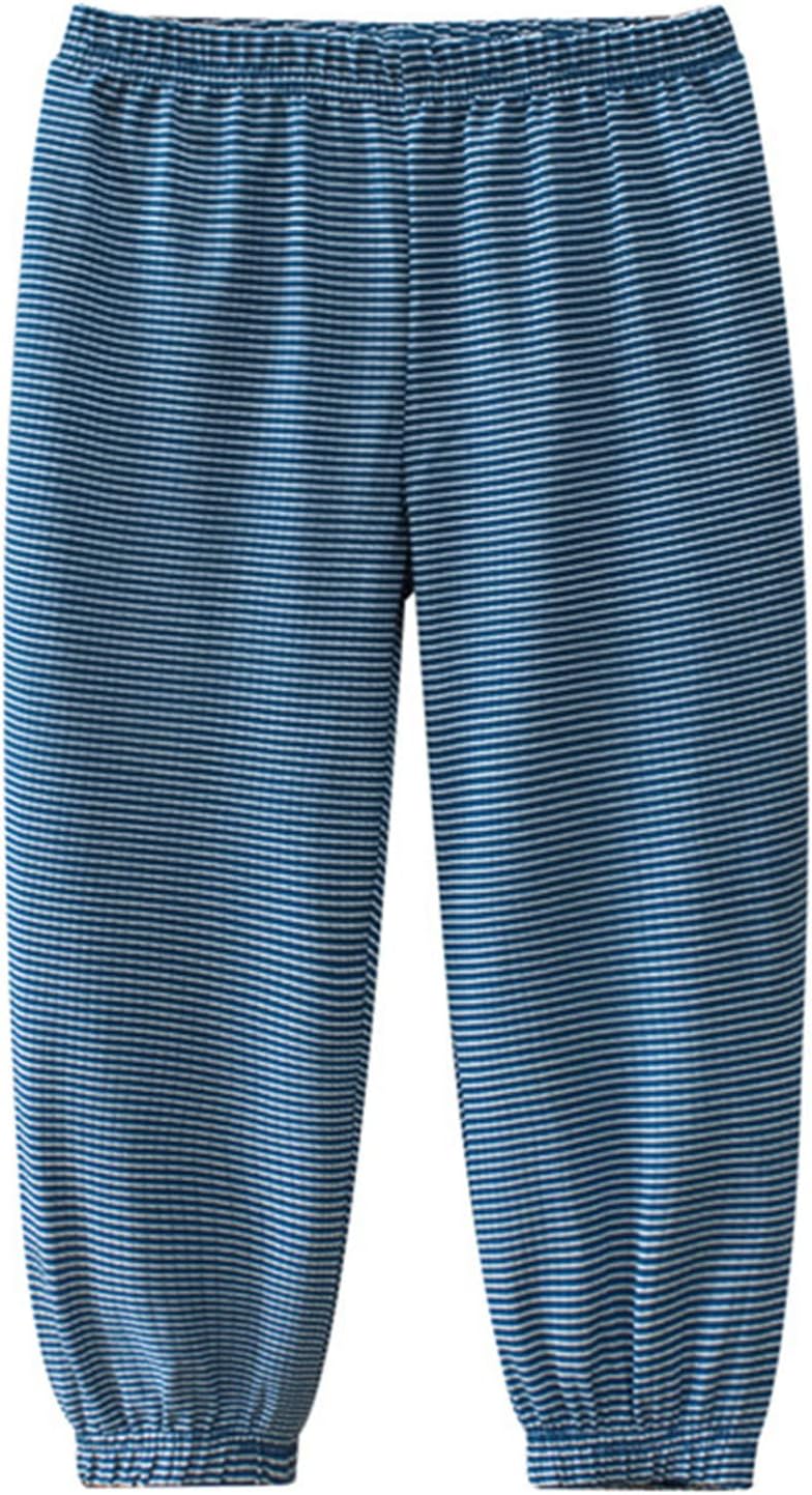 Perfect Fit Toddler Cotton joggers with stripes and elastic waist